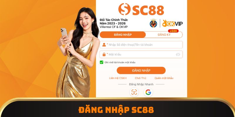 đăng nhập SC88